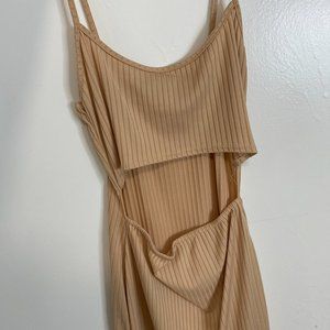 Cutout midi dress